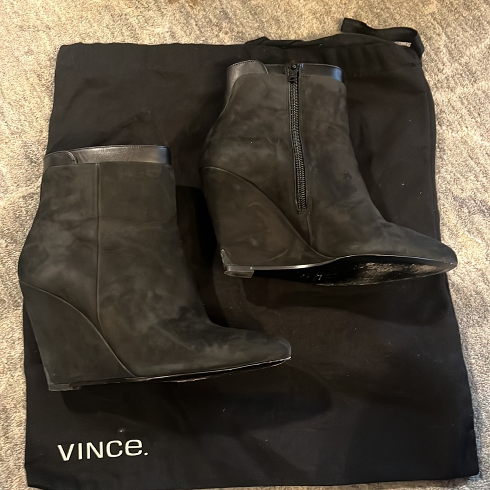 Vince Wedge Bootie